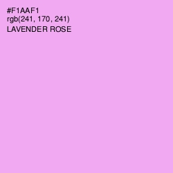 #F1AAF1 - Lavender Rose Color Image